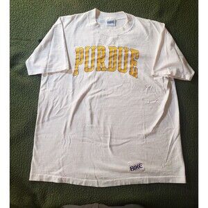 Vintage 80s/90s BIKE Purdue University T-Shirt Single Stitch Made in USA XL